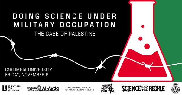 Doing science under military occupation