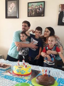 Ubai Aboudi and his familiy